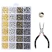 Produktbild 3282Pcs Jewelry Findings Jewelry Making Starter Kit with Open Jump Rings, Lobster Clasps, Jewelry Pliers, Jewelry Making Supplies and Necklace Repair (Mischfarbige, Mehrere Größen)