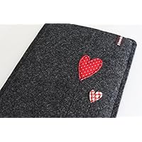 Hülle Kindle Paperwhite - Tasche - aus hochwertigem Wollfilz - Schutz vor Kratzern & Schmutz -