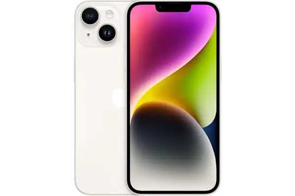 Apple iPhone 14, 128GB, Blanco Estrella (Reacondicionado)