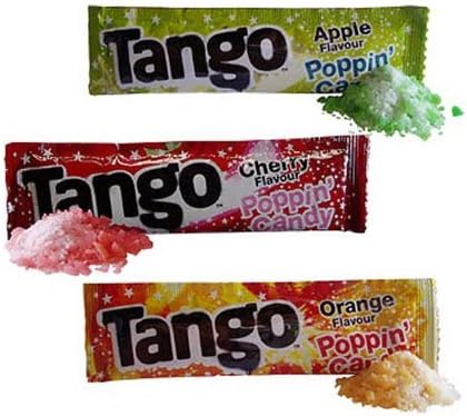 24 Packs Tango Popping Candy Apple Cherry Orange Flavour Party Bag Filler