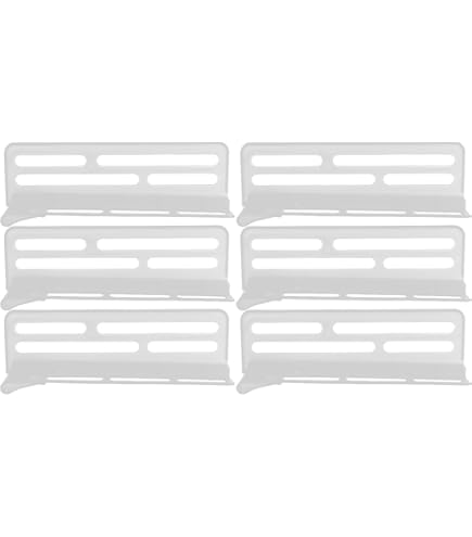 Séparateur De Réfrigérateur/congélateur En Maille Métallique - 31x29x10 Cm, Extensible 32-34 Cm, Blanc, Organisation étagères