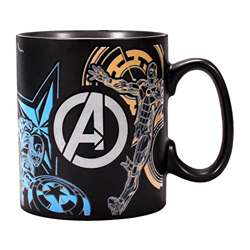 Marvel Comics Tazza termosensibile Marvel Avangers, Ceramica, Multicolore, c50 ml