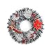 Produktbild Weihnachtskranz Dekokranz Künstliche Kranz 40CM Kiefernadel Weihnachts Girlande Blumenkranz Türkranz Wandkranz Herbstkranz Adventskranz Weihnachtsdeko Home Fenster Einkaufszentrum Hotel Dekoration