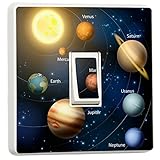 Planets Light Switch Sticker Vinyl / Skin cover sw49