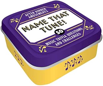 Name That Tune!: 50 Music Trivia Questions and Challenges (After Dinner Amusements)