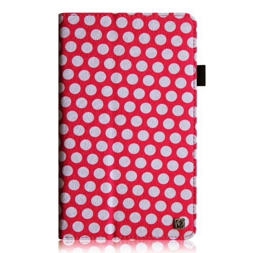 Fintie Samsung Galaxy Tab 4 7.0 Hülle Case – Slim Fit Folio Kunstleder Schutzhülle Cover Tasche mit Ständerfunktion für Samsung Galaxy Tab 4 7.0 T230 T235 (7 Zoll) Tablet, Punktmuster - 7