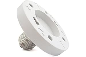 Fineled, adattatore da E27 a GX53, da E27 femmina a GX53 maschio, Cablematic, adattatore per lampadina LED (confezione da 1)