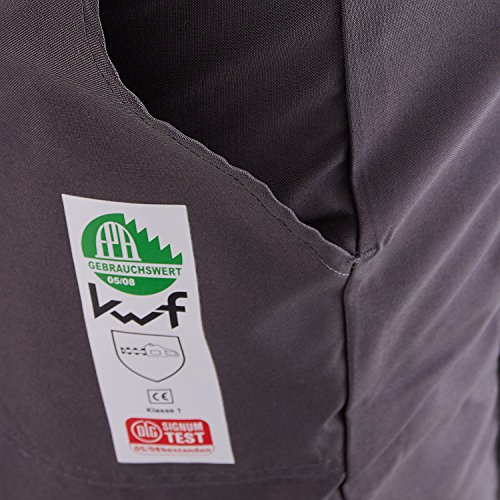 graue Schnittschutzbundhose Schnittschutzhose Forsthose Klasse 1 leicht deutscher Hersteller - 2