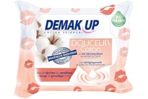 DEMAK'UP Lingettes Démaquillantes - Le paquet de 25