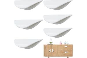 TYFYH 6 Stück Balkontürgriff Außen Kleben- Selbstklebende, Türgriffe, Schubladengriff, Balkontürgriff Ohne Bohren für Türen und Fenster, Schränke, Schubladen