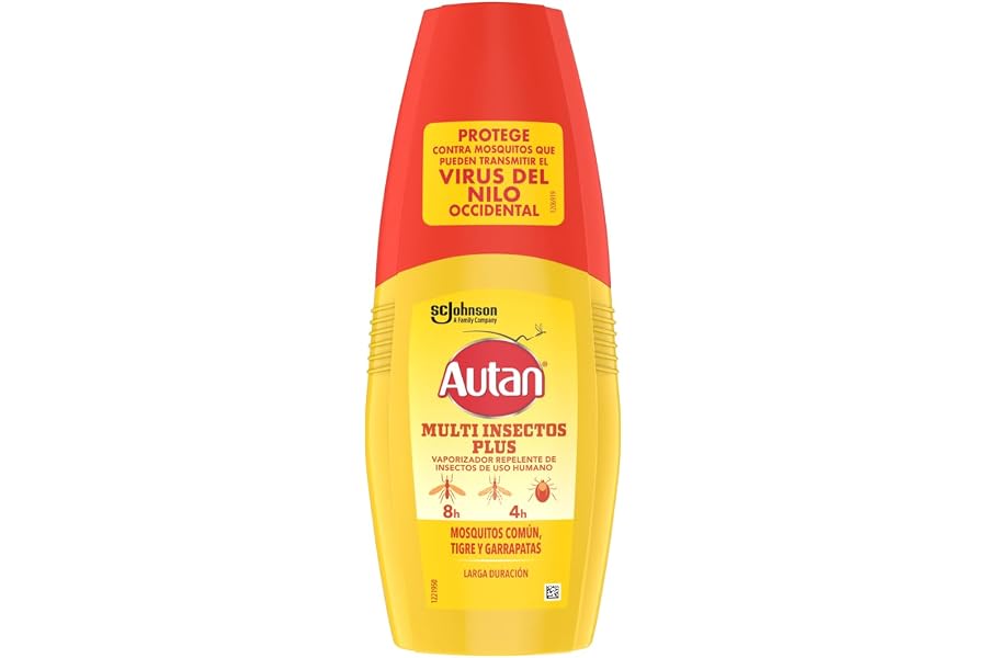 Autan Multi Insectos Vaporizador Repelente Mosquitos, Proteccíon contra Mosquitos Común, Tigre y Garrapatas, Hasta 8h de Prot