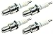Produktbild Zündkerze Set 4Stück NGK BR8ES für Aprilia Beta Buffalo/Quelle CPI Derbi Gas Gas Gilera Hercules HM-Moto Honda Kawasaki Keeway KTM Moto Guzzi Peugeot Piaggio Polaris Rieju Royal Enfield Sachs Suzuki