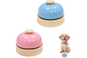 Gativs Haustier Trainingsglocke 2 Stück Restaurant Service Glocke Tischklingel Rezeptionsklingel Küche Glocken Tischglocke Klingel Hundetraining Klingel für Hunde Trainingsglocken für Haustiere