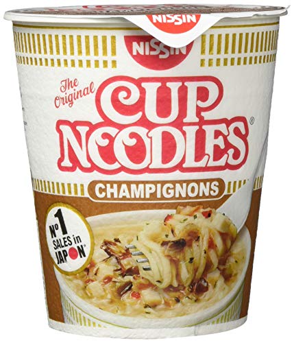 Preisvergleich Produktbild NISSIN Cup Noodles Champignons, 8er Pack (8 x 64 g)