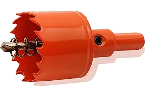 YEBOCIYO Lochsäge 30MM Universal Lochfräse Bi-Metall Lochbohrer-Satz HSS Bimetall für Metall, Holz, PVC, Aluminium, Rostfreiem, Edelstahl und Kunststoffplatte