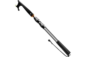 KOMCLUB Telescopic Boat Hooks for Docking Boat Hook Floating Docking Pole Luminous& Heavy-Duty Design Rust-Resistant Fiberglass & Aluminum Push Pole for Docking