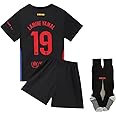 Barca 2024/2025 Lamine Yamal #19 Home Football Soccer Kids Jersey Shorts/Socks Set Youth Sizes