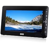 August DTV905 – 9” Portable Freeview TV – Small Screen LCD Television with Multimedia Player – Digital TV for Bedroom, Kitchen, Caravan… – Battery (Internal) or Mains Powered