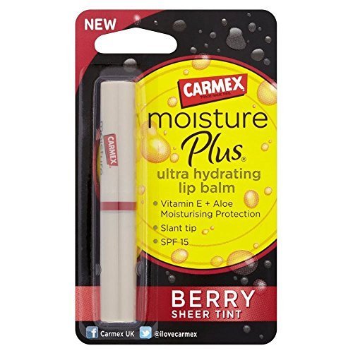 Carmex MOISTURE PLUS Ultra Hydrating BERRY Sheer Tint SPF15 LIP BALM 2g