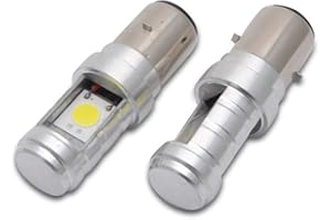 MASO 2 unids BA20D H6 12 V COB Hi/Lo Beam motocicleta faro delantero bombillas motocicleta LED faro motocicleta