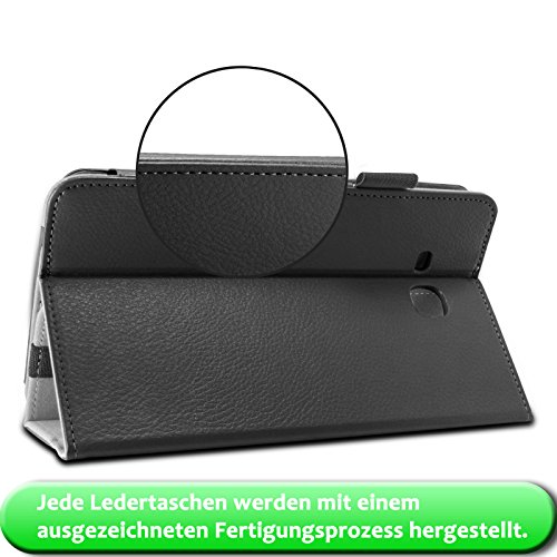Infiland Samsung Galaxy Tab A 7.0 Hülle Case -Slim Fit Folio PU-lederne dünne Kunstleder Schutzhülle Cover Tasche für Samsung Galaxy Tab A 7.0 17,8 cm SM-T280 (7 Zoll)Tablet-PC(Schwarz) - 5