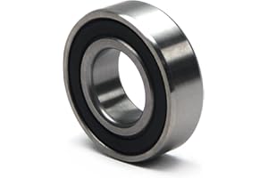 Othmro Roulements à Billes à Double, 25x52x15 mm, Roulements à Billes en Acier Inoxydable avec Double Blindage, Roulement à Billes à Gorge Profonde 6205 2RS, pour Machines de Jardin et Outils