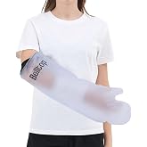 Cast Protector Arm Adult Cast Cover Arm: 100% Waterproof Shower Arm Protector Picc Hand Elbow Covers Tattoos and Wounds Cast