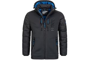 Geographical Norway Beachwood Men - Cappotto Antivento Uomo - Giacca Invernale Caldo - Giacca Con Fodera Impermeabile Resistente Inverno