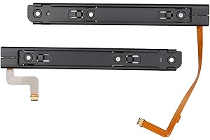 VIKYE Guida di Scorrimento di Ricambio Originale per Host OLED, Staffa di Ricambio per Console di Gioco con Guida di Scorrimento con Cavo Flessibile del Sensore