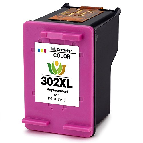 2er Set 302 Tintenpatronen Kompatibel für HP 302 Patrone HP 302 XL ( 1x Schwarz , BK , Black + 1x Farbig , Color) HP DeskJet 1110 2130 3630 HP Envy 4520 e-All-in-One 4524 e-All-in-One HP OfficeJet 3830 4650 3800 Series - 3