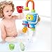 Produktbild INCHANT Baby Bad-Spielzeug Wasser-Dusche Sprayer Wasserspielzeug Badewanne Brunnen Spielzeug für Kinder Kleinkind Badspielzeug mit Sucker Early Education Interaktive über 3 Jahre älter Toddlers (Blau)