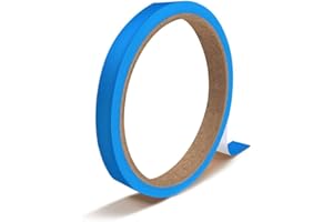 GREENSTIK MATERIALS 6mm x 10m Self Adhesive Coloured Vinyl Pinstripes Car, Vehicle Graphics & Detailing (Pinstripe Light Blue 6mm)