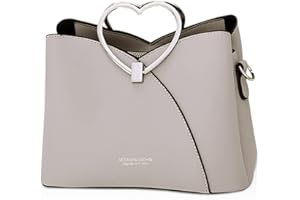 NICOLE & DORIS Women's Handbag Top Handle PU Leather Messenger Bag Fashion Shoulder Bag Cute Tote Bag