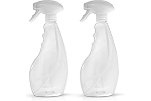 SPRAYZ Sprühflasche - Leere Sprühflaschen zum Befüllen mit Wasser, Ideale Friseursprühflaschen mit feiner Düse und transparentem Design, zum Bügeln, Reinigen und für Pflanzen (2-Pack)
