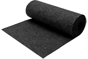Umllpet Filzrolle Filzstoff, Dunkelgrauer Filzstoff, Filz Meterware, 30cmx250cmx3mm Filzrolle Dekofilz für DIY Basteln Handwerken Dekorationfilz, DIY Handwerk, Patchwork Nähen, Weihnachten Dekoration