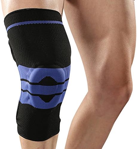 Athletic Compression Sleeve Knee Brace Support for Running, Cycling, Cross Training, Gym Workout, Injury Recovery, Joint Pain Relief, Arthritis, Achilles Tendonitis - For Women &amp; Men - Single (Black, Small)