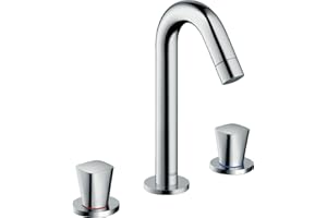 hansgrohe Logis 3-otworowa bateria umywalkowa 150 z cięgłem chrom, 71133000