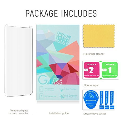 Samsung Galaxy S8 Plus Panzerglas Schutzfolie, ONSON Displayschutzfolie für Galaxy S8 Plus Panzerfolie Displayschutz Gehärtetem Glass 9H Härtegrad, Anti-Kratzen, Einfaches Anbringen - 7
