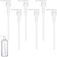 Hejo 6 Pack Pump Dispenser, Universal Lotion Soap Dispenser Pump Replacement, Reusable Pump for Shampoo Bottle 1000ml for 28/410 Threaded Container Bottle