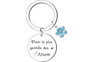 KJKJKJ Cadeau Professeur,Cadeau Maitresse,Cadeau Atsem,Cadeau Professeur Porte-clés,pour La Meilleure Professeure,Cadeau d'anniversaire Professeur,une remise de diplôme,Cadeau Maitresse