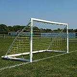 ⚽ QUALITÄT: Die Torpfosten haben einen Durchmesser von 68mm. Das Material des Torrahmens besteht aus widerstandsfähigem uPVC, welches selbst den härtesten Schüssen standhält.