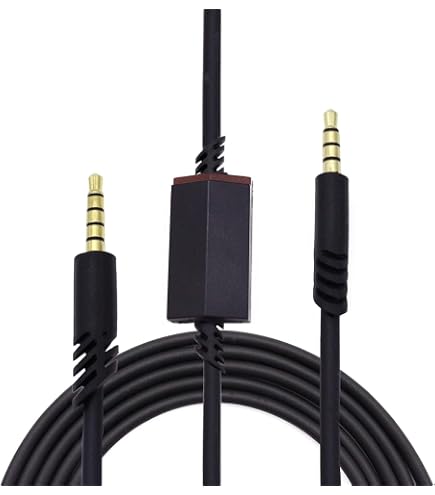 Cavo Audio Di Ricambio Per Cuffie Astro A40 A50 - Cavo Stereo Da 3,5 Mm Con Controllo Volume E Muto, Lunghezza 2 Metri