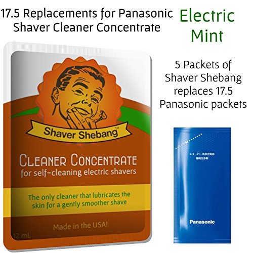 17.5 Panasonic ES-4L03 and WES-4L03 Detergent Replacements - Electric Mint - For ES-LV72, ES-LV82, ES-LV92, ES-LV74, ES-LV84, ES-LV94