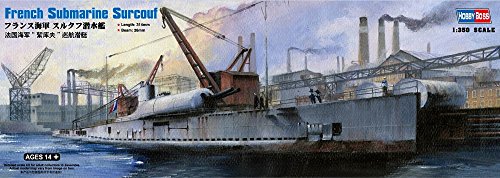 Preisvergleich Produktbild Hobby Boss 83522 Modellbausatz French Surcouf Submarine Cruiser