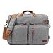Produktbild LHJ 15-17,3"Laptop-Aktentasche Nylon-gewebe Abriebfester Wasserabweisender Rucksack Business-Casual-umhängetasche,Gray,17inches