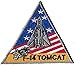 Produktbild Top Gun F-14 Tom Cat Tomcat grau Bordüre bestickt abzeichen Patch Aufnäher oder zum Aufbügeln 10 cm