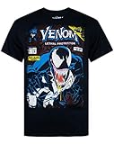Con licencia oficial de Marvel veneno para hombre de la camiseta