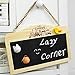 Produktbild Bluelover Doppelte Arbeit kleine Tafel hängenden Message Board Hinweis Holzhaus-Dekor Ornamente