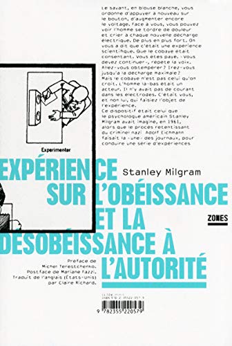 Expérience sur l'obéissance et la désobéissance à l'autorité Expérience sur l'obéissance et la désobéissance à l'autorité