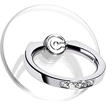 Handy Ringhalter Transparent – Magnetisch, Drehbar, Pentagram-Design
